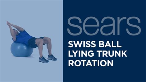 Swiss Ball Lying Trunk Rotation Youtube