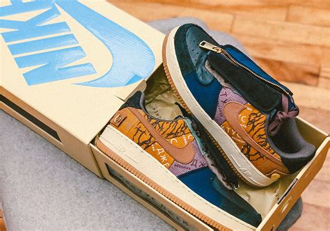 Travis scott is gearing up to release yet another air force 1 collaboration, as we get an official look at the sneaker courtesy of the. foot partrol camo limited edition air force one