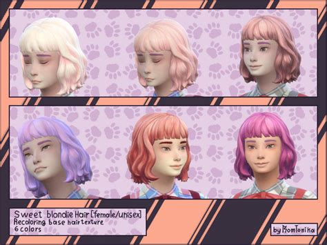 Sims 4 Purple Hair Color Mod Forlessklo