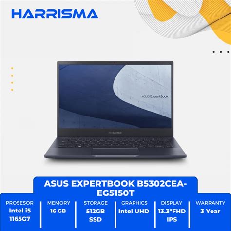 Asus Expertbook B5302cea Eg5150t Black Harrisma