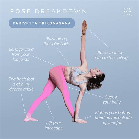 Yoga Pose Tutorial Parivrtta Trikonasana Or Revolved Triangle Omstars
