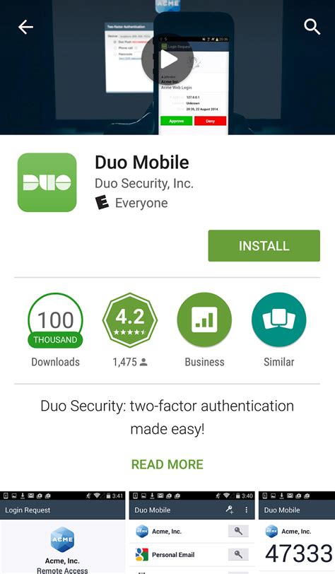 Unfortunately, we haven't been able to analyze this app properly. How do I setup my iOS or Android device in Duo? - UNC ...