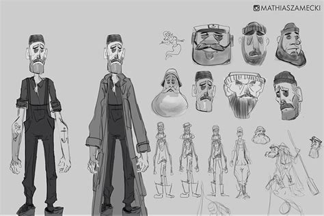 Concept Art Drawing Character Design Gerald Ortiz
