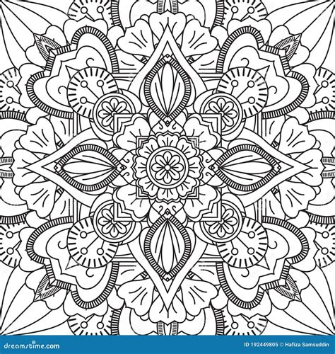 Abstract Intricate Design Vector Illustration Vector Illustration