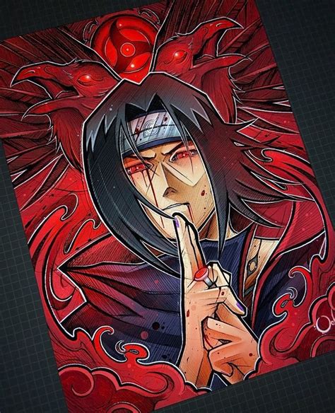 Pin By Yns On By Ochre Naruto Painting Naruto Sketch Drawing Itachi