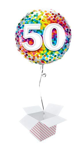 50th Birthday Balloons Delivery My Custom Balloons 18th Big Number