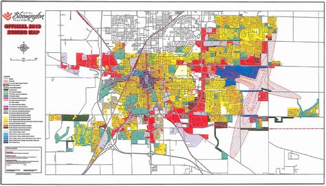 Zoning Ordinance And Map City Of Bloomington Illinois