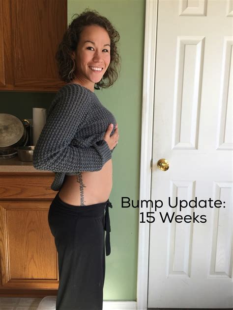 Pregnancy 15 Weeks Bump Update Diary Of A Fit Mommy