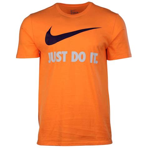 Nike Nike Mens Just Do It Swoosh T Shirt Safety Orange