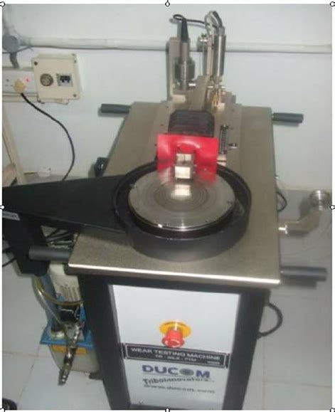 Pin On Disc Wear Testing Machine Download Scientific Diagram