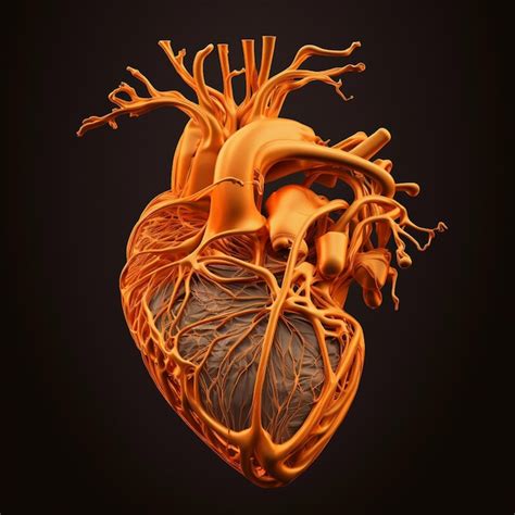 Premium Photo An Illustration Of A Human Heart