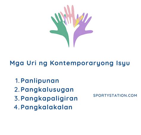 4 Na Uri Ng Kontemporaryong Isyu Sportystation