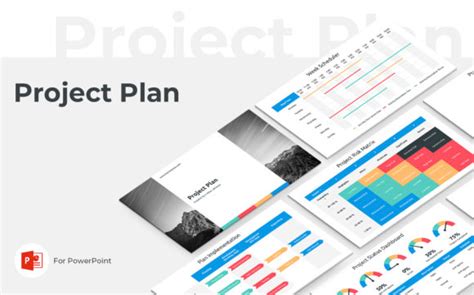 Project Plan Powerpoint Template Graphic By Jetztemplates · Creative