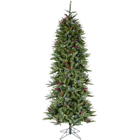 Fraser Hill Farm 75 Ft Pre Lit Slim Artificial Christmas Tree With 800
