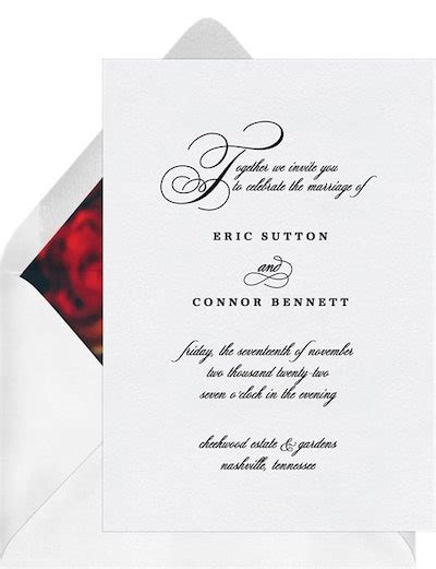 Your Easy Guide To Wedding Invitation Wording STATIONERS