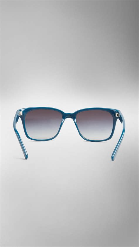 Lyst Burberry The Splash Sunglasses In Blue For Men