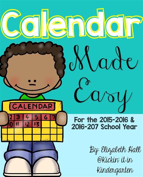 Minnesota Kindergarten Conference Calendar Time Kindergarten Daily