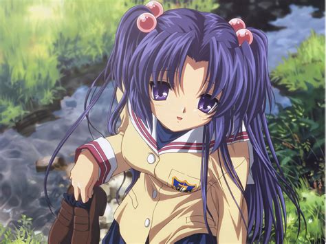 Anime Characters Blue Hair Girl Anime Girl