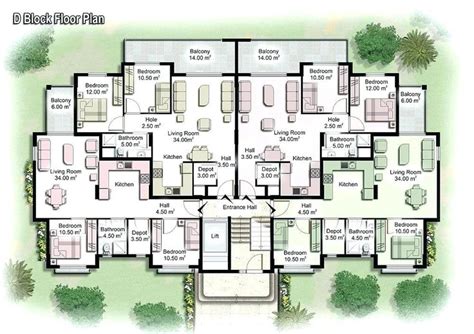 45 Contemporary High Rise Apartment Building Floor Plans Awesome New