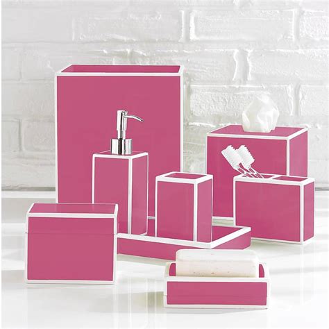 Ceramic pink bathroom accessory sets for home decor on. Luxury Pink Bath Accessory Sets