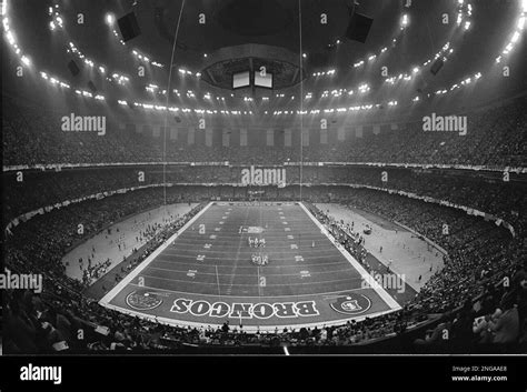 The Superdome As Shown In This Overall View Is Packed As Dallas And