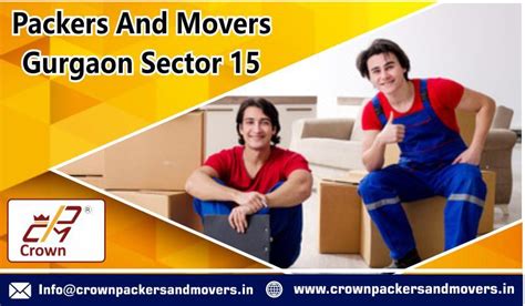 Packers Movers In Gurgaon Sector 15 Movers And Packers In Gurgaon