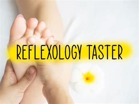 Reflexology Taster Session With Cathy Allen Signature Care Homes