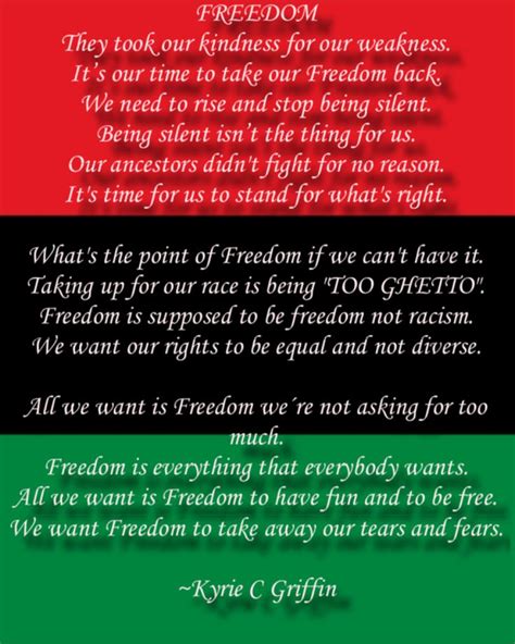 Freedom Poems Its Our Time Freedom