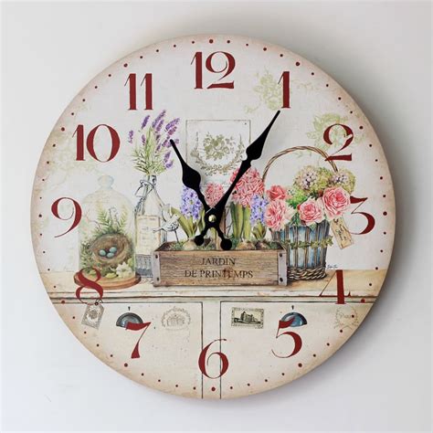 2016 Real Large Decorative Wall Clocks Watch Zakka Home Decor Wood
