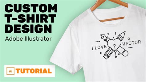 T Shirt Logo Design Adobe Illustrator Tutorial Youtube