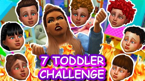 7 Toddler Challenge Part 1 The Sims 4 Youtube