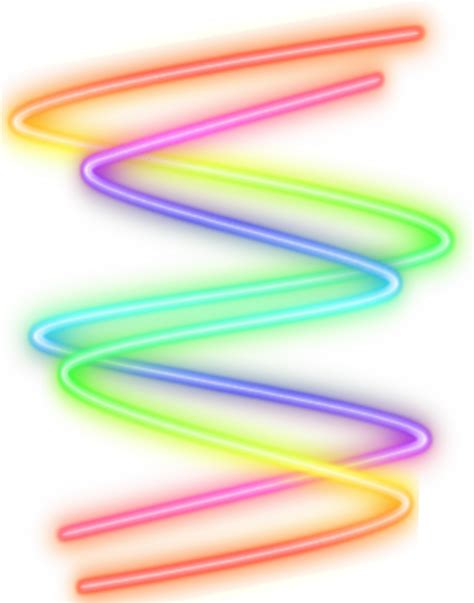 Download Neon Glow Glowing Zigzag Rainbow Freetoedit Zig Zag Neon Png