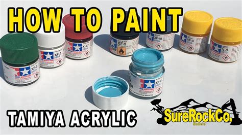 Paint Tamiya Acrylic Scale Models Youtube