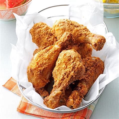 The fried chicken at meat actually outshines the bbq and, to me, is easily the best thing on the menu. Oven-Fried Chicken Drumsticks Recipe | Taste of Home