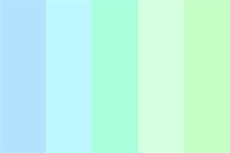 Softer Blues And Greens Color Palette