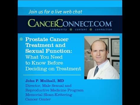 Prostate Cancer Treatment And Sexual Function What You Need To Know