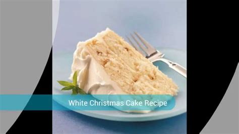 White Christmas Cake Recipe Youtube