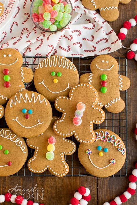 Gingerbread Cookies Recipe Amandas Cookin