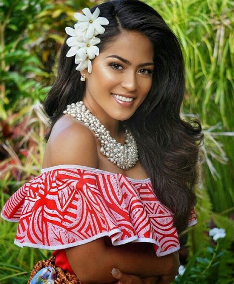 Miss Tonga Shes Part Britishtongansamoan Con Imágenes Trajes