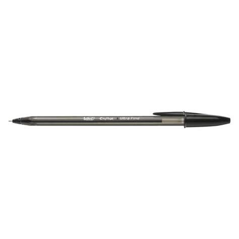 Bic Cristal Exact Ballpoint Pens Ultra Fine 07mm Tip Black Ref 992603