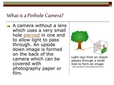 Ppt Pinhole Camera Powerpoint Presentation Free Download Id290056