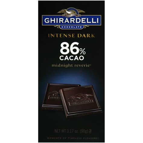 Ghirardelli Intense Dark Chocolate 86 Cacao Midnight Reverie 317 Oz