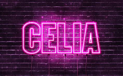 Download Wallpapers Celia 4k Wallpapers With Names Female Names