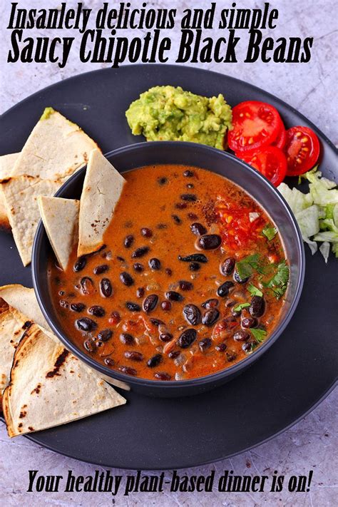 Saucy Chipotle Black Beans Is Just The Insanely Simple And Delicious