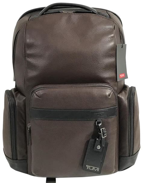 Tumi New Mens Fredrick Laptop Brown Leather Backpack Tradesy