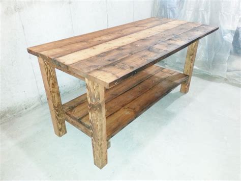 Buy A Hand Crafted Reclaimed Wood Kitchen Island Made To Order From