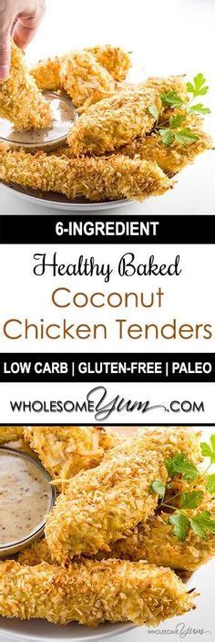 This Healthy Baked Coconut Chicken Tenders Recipe Needs Only 6