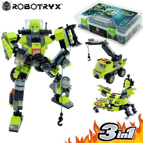 Robot Stem Toy 3 In 1 Fun Creative Set Construction Building Toys