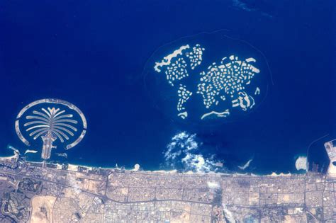 Dubais Island Version Of The World As Seen From Space
