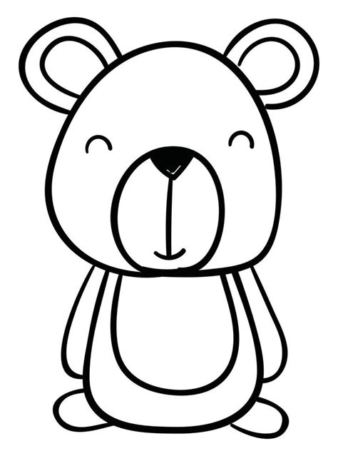 Cute Animals Coloring Page 15708260 Vector Art At Vecteezy